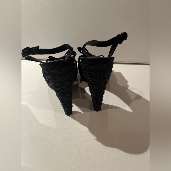 Stuart Weitzman Sandals Espadrille Style High Cone Heel Platform Sz EU36/6 - Picture 13 of 15